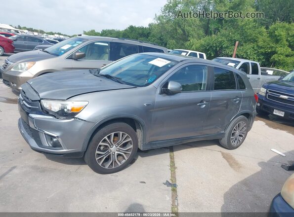 JA4AP3AW6JU000500 2018 MITSUBISHI OUTLANDER SPORT Gray Սալոնի 360 աստիճան տեսք