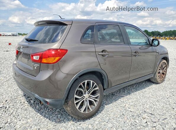 JA4AP3AW7GZ045764 2016 MITSUBISHI OUTLANDER Gray Trasero derecho