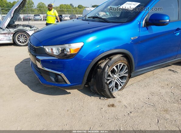 JA4AP3AW9HZ048053 2017 MITSUBISHI OUTLANDER SPORT Синий Вид спереди