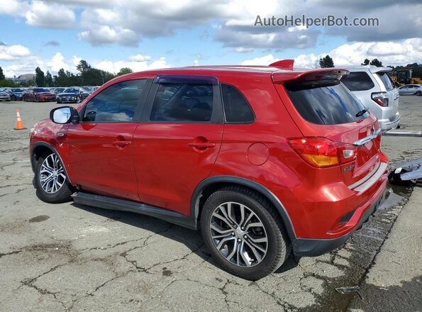 JA4AP3AW9JZ008741 2018 MITSUBISHI OUTLANDER Red უკანა მარცხენა