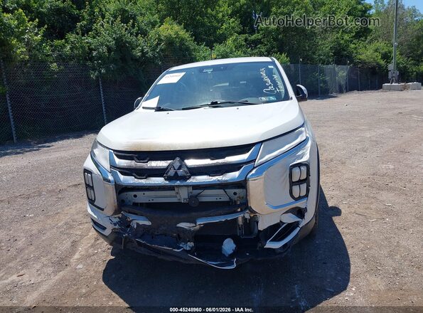 JA4AP4AU0LU023990 2020 MITSUBISHI OUTLANDER SPORT White ხელსაწყოთა პანელის ხედი