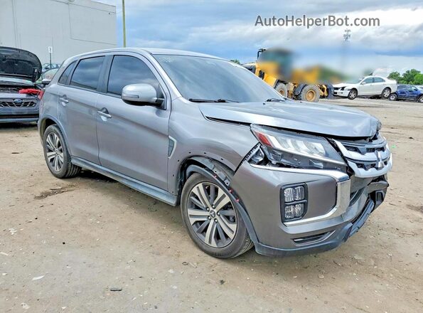 JA4AP4AU0LU026727 2020 MITSUBISHI OUTLANDER Серый Передняя правая четверть