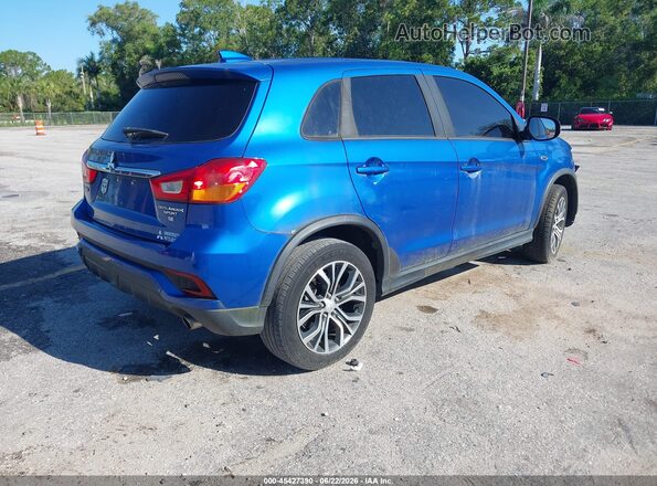 JA4AP4AU2KU021012 2019 MITSUBISHI OUTLANDER SPORT Синий Задняя правая четверть