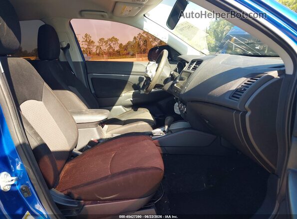 JA4AP4AU2KU021012 2019 MITSUBISHI OUTLANDER SPORT Синий Вид салона спереди