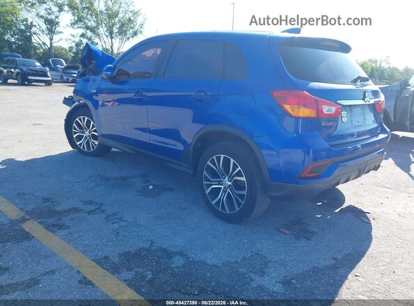 JA4AP4AU2KU021012 2019 MITSUBISHI OUTLANDER SPORT Синий Задняя левая четверть