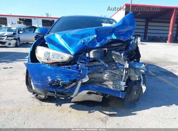 JA4AP4AU2KU021012 2019 MITSUBISHI OUTLANDER SPORT Синий Вид задней части салона
