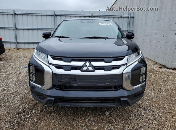 JA4AP4AU4LU028383 2020 MITSUBISHI OUTLANDER Black Դիմացի տեսք