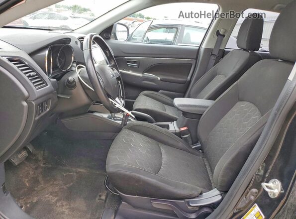 JA4AP4AU4LU028383 2020 MITSUBISHI OUTLANDER Black Սալոնի դիմացի տեսք