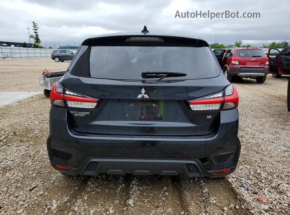 JA4AP4AU4LU028383 2020 MITSUBISHI OUTLANDER Black Հետևի տեսք