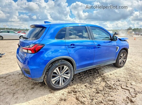 JA4AP4AU6LU006465 2020 MITSUBISHI OUTLANDER Blue Tył prawy