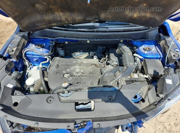 JA4AP4AU6LU006465 2020 MITSUBISHI OUTLANDER Blue Widok komory silnika