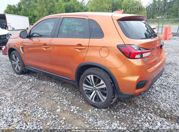 JA4AP4AU7LU005387 2020 MITSUBISHI OUTLANDER SPORT Оранжевый Задняя левая четверть