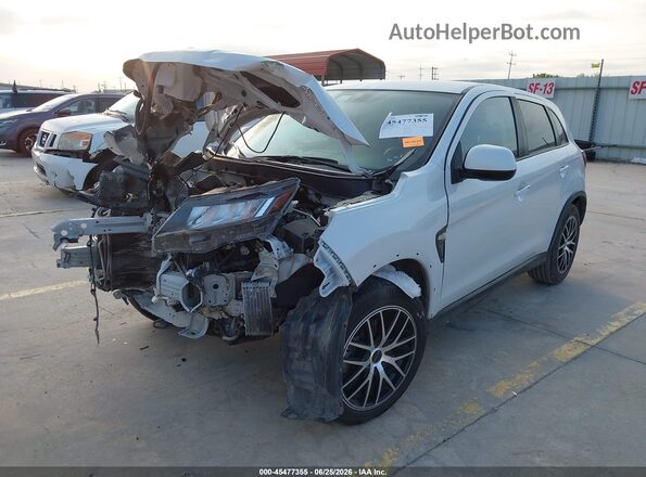 JA4APUAU0MU024199 2021 MITSUBISHI OUTLANDER SPORT Белый Передняя левая четверть