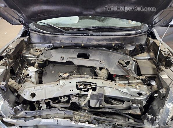 JA4APUAU0MU035266 2021 MITSUBISHI OUTLANDER Gray Widok komory silnika