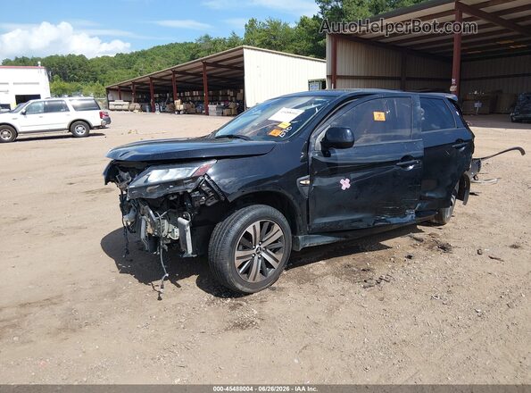 JA4APUAU2MU012636 2021 MITSUBISHI OUTLANDER SPORT Black Vista tres cuartos delantera izquierda