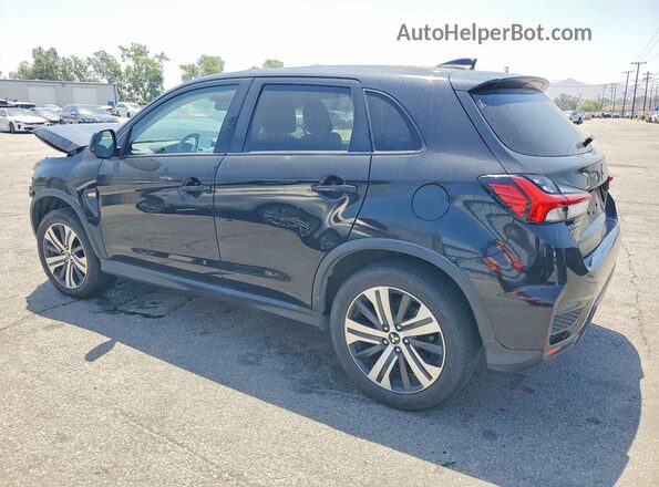 JA4APUAU4MU016896 2021 MITSUBISHI OUTLANDER Black Trasero izquierdo