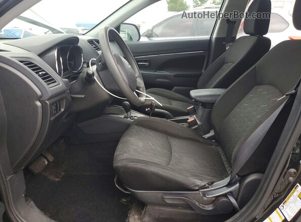 JA4APUAU5MU033139 2021 MITSUBISHI OUTLANDER Черный Вид салона спереди