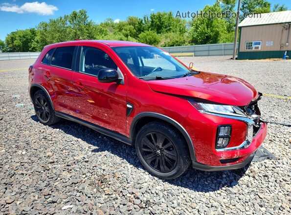 JA4APUAU8MU001303 2021 MITSUBISHI OUTLANDER Red წინა მარჯვენა