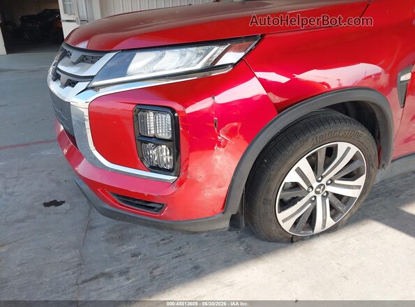 JA4APUAU8MU022457 2021 MITSUBISHI OUTLANDER SPORT Red წინა ხედი