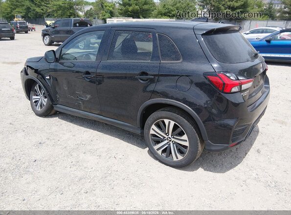 JA4APUAU9MU003609 2021 MITSUBISHI OUTLANDER SPORT Black Հետևի ձախ