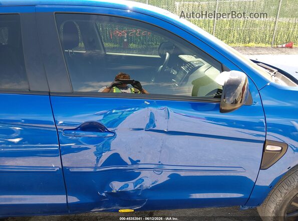 JA4APUAU9MU008437 2021 MITSUBISHI OUTLANDER SPORT Blue 