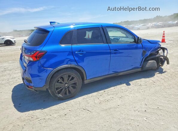 JA4APUAUXMU022332 2021 MITSUBISHI OUTLANDER Blue Trasero derecho