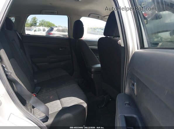 JA4APUAUXMU035033 2021 MITSUBISHI OUTLANDER SPORT Silver Vista de la etiqueta del VIN
