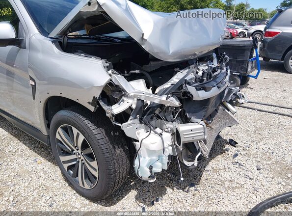 JA4APUAUXMU035033 2021 MITSUBISHI OUTLANDER SPORT Silver Vista frontal