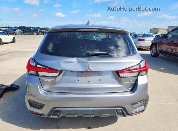 JA4APVAU1MU019454 2021 MITSUBISHI OUTLANDER Silver Вид ззаду