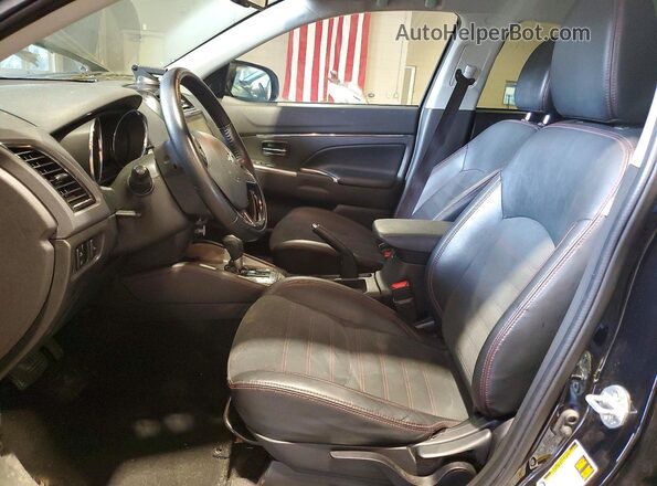 JA4APVAU2NU000381 2022 MITSUBISHI OUTLANDER Black Вид салону спереду