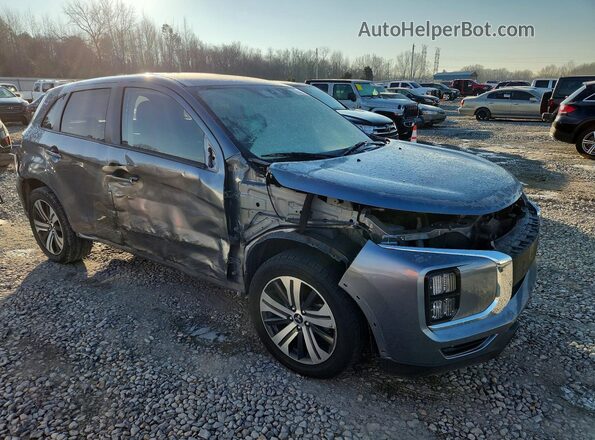 JA4APVAU3MU015678 2021 MITSUBISHI OUTLANDER Черный Передняя правая четверть