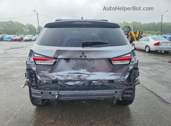JA4APVAU9MU011747 2021 MITSUBISHI OUTLANDER Gray უკანა ხედი