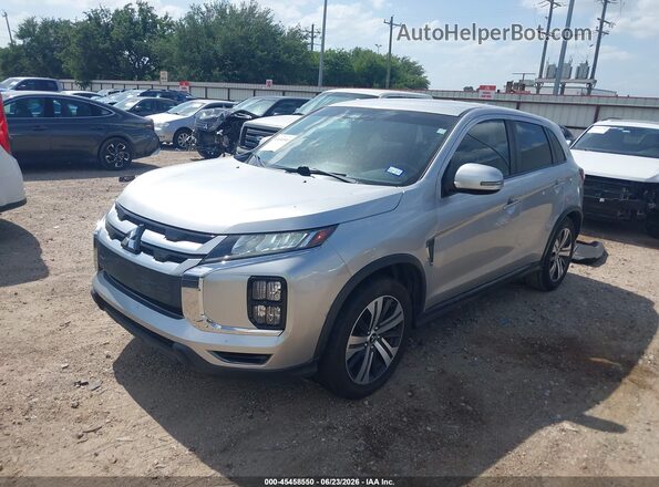 JA4APVAUXMU001258 2021 MITSUBISHI OUTLANDER SPORT Серебряный Передняя левая четверть