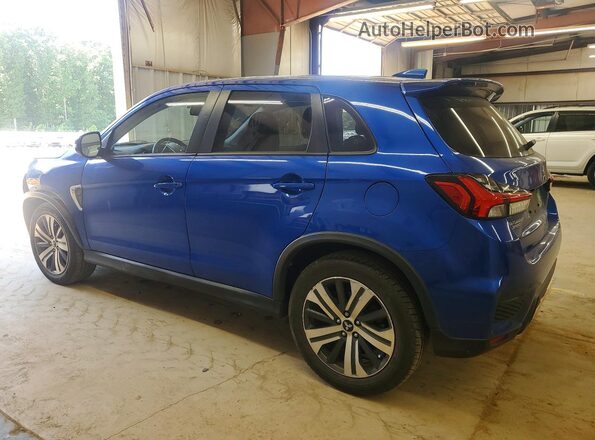 JA4APVAUXNU000208 2022 MITSUBISHI OUTLANDER Blue Հետևի ձախ