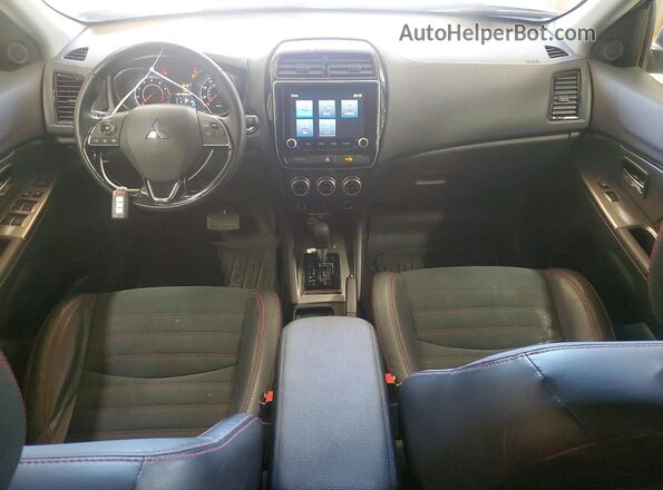 JA4APVAUXNU000208 2022 MITSUBISHI OUTLANDER Blue Առջևի վահանակի տեսք