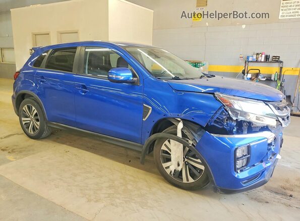JA4APVAUXNU000208 2022 MITSUBISHI OUTLANDER Blue Առջևի աջ