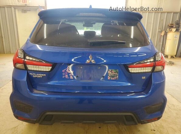 JA4APVAUXNU000208 2022 MITSUBISHI OUTLANDER Blue Հետևի տեսք