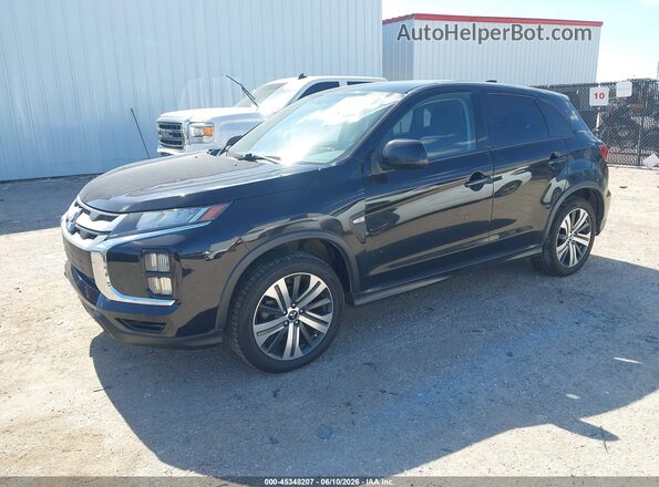 JA4AR3AU0LU004621 2020 MITSUBISHI OUTLANDER SPORT Black Przód lewy