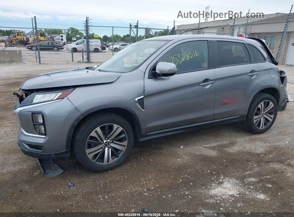 JA4AR3AU0LU017174 2020 MITSUBISHI OUTLANDER SPORT Gray წინა მარცხენა ხედი სამი მეოთხედიდან