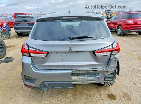 JA4AR3AU0LU024836 2020 MITSUBISHI OUTLANDER Gray Rear view