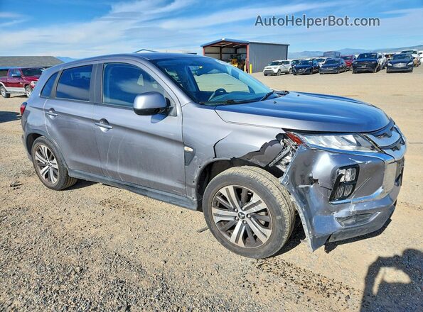 JA4AR3AU2LU024823 2020 MITSUBISHI OUTLANDER Серебряный Передняя правая четверть