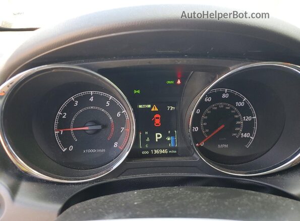 JA4AR3AU3JZ024054 2018 MITSUBISHI OUTLANDER Brown Instrument cluster view