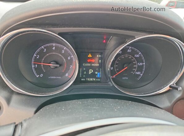 JA4AR3AU4GZ025352 2016 MITSUBISHI OUTLANDER White Instrument cluster view