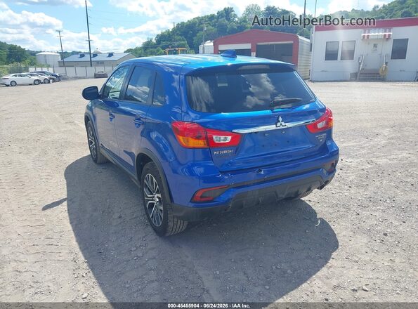 JA4AR3AU4KU008072 2019 MITSUBISHI OUTLANDER SPORT Blue Trasero izquierdo