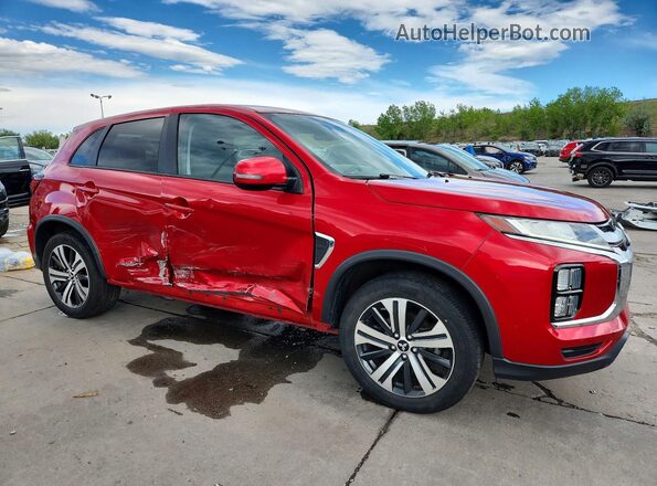 JA4AR3AU4LU020403 2020 MITSUBISHI OUTLANDER Красный Передняя правая четверть