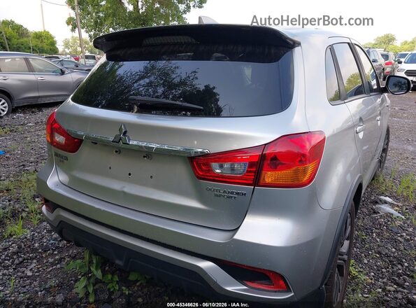 JA4AR3AU5JU004871 2018 MITSUBISHI OUTLANDER SPORT Silver Tył prawy