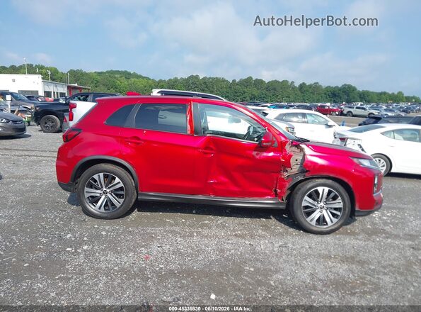 JA4AR3AU6LU019446 2020 MITSUBISHI OUTLANDER SPORT Red Սալոնի հետևի տեսք