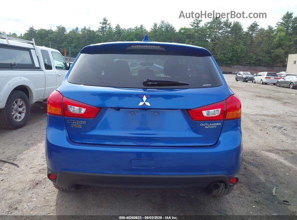 JA4AR3AUXHZ043629 2017 MITSUBISHI OUTLANDER SPORT Синий 