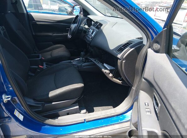 JA4AR3AW3GZ050907 2016 MITSUBISHI OUTLANDER SPORT Синий Вид салона спереди