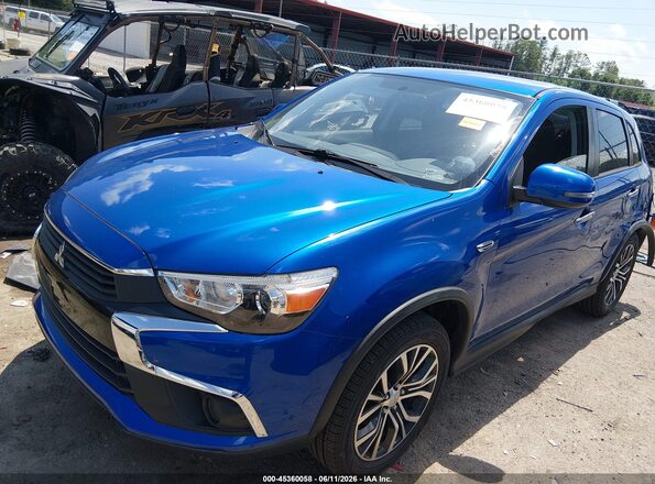 JA4AR3AW3GZ050907 2016 MITSUBISHI OUTLANDER SPORT Синий Передняя левая четверть